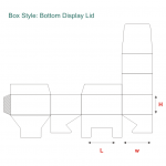 1-2-3 Bottom Display Lid Boxes - Image 3