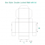 Double Locked Wall with Lid - Image 3