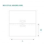 Header Card Boxes Die