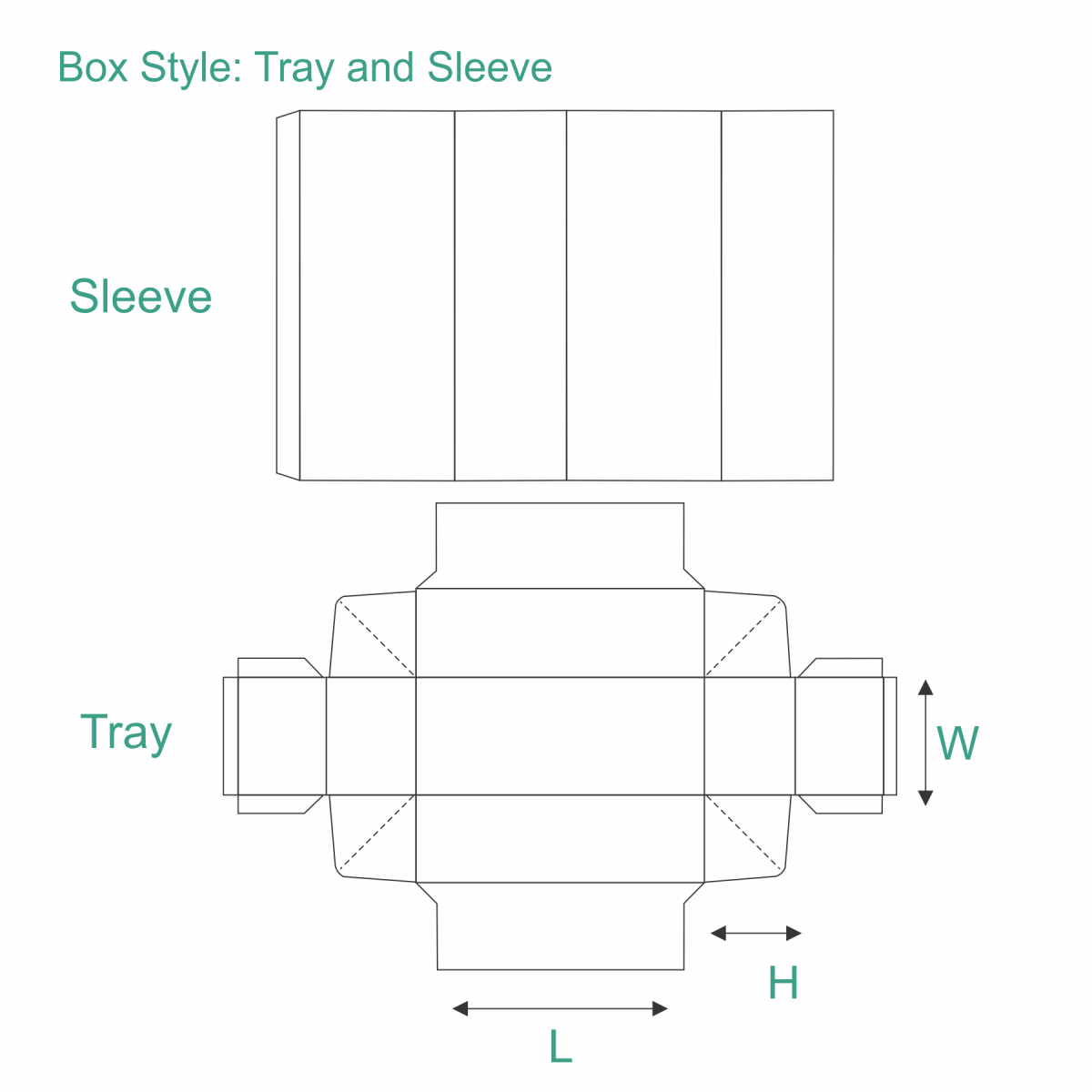 Tray and Sleeve