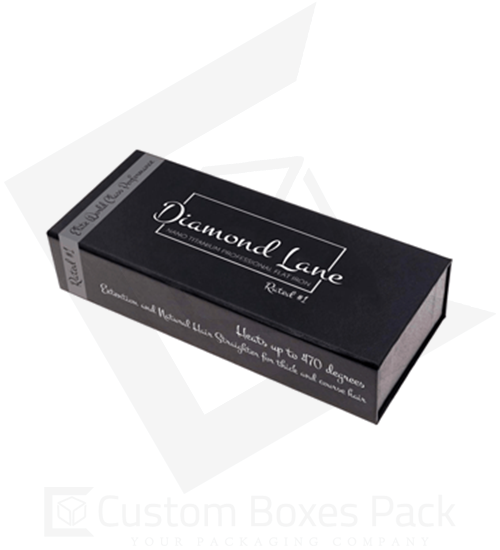 custom black hair extension boxes