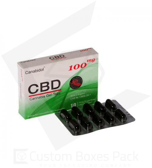 custom cbd pills boxes wholesale