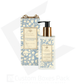 custom glossy lotion boxes wholesale