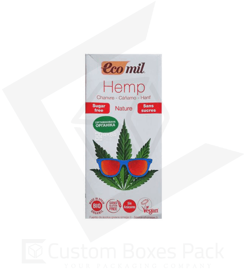 custom hemp milk boxes