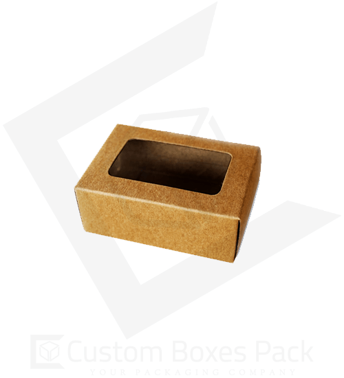 custom kraft window boxes wholesale