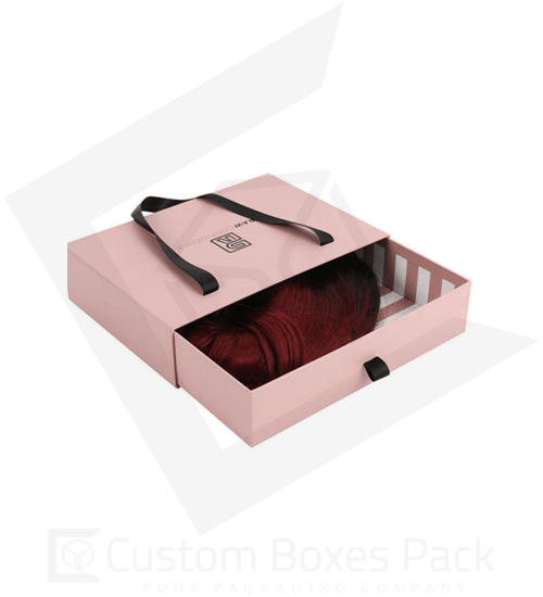 custom luxury hair extension boxes wholesale