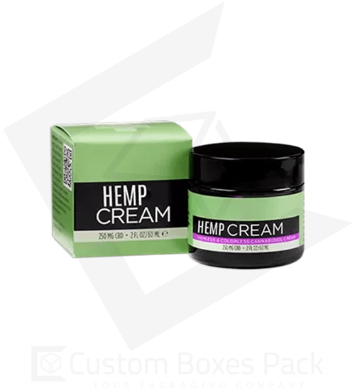 custom printed hemp cream boxes wholesale