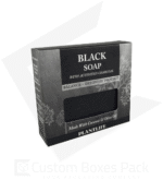 custom black soap boxes wholesale