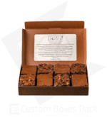 custom chocolate brownie boxes wholesale