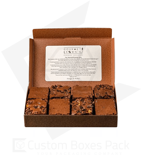 custom chocolate brownie boxes wholesale