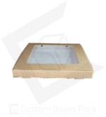custom f-flute pizza window boxes