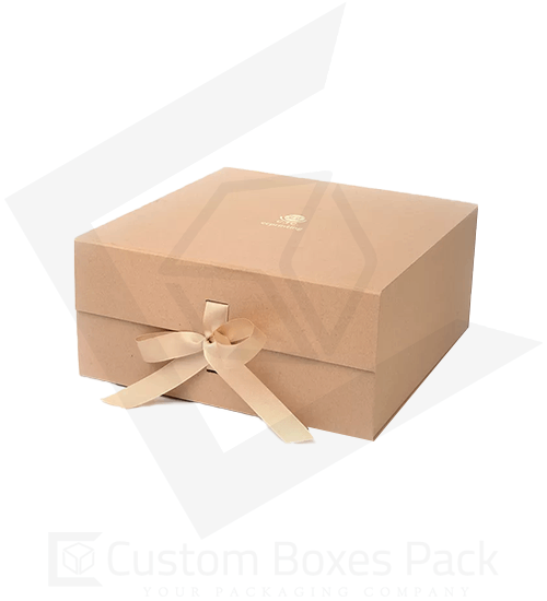 custom foldable kraft gift box
