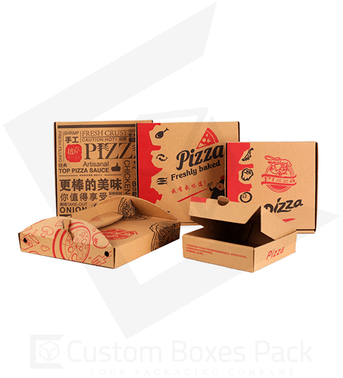 custom kraft pizza boxes wholesale