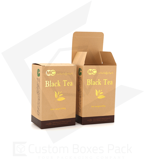 custom kraft tea boxes