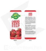 custom liquid soap label