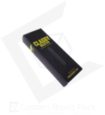 custom matte black hair extension boxes wholesale