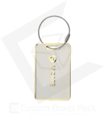 custom metallic hang tags wholesale