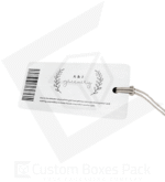 custom rounded corner tag wholesale