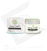 printed hemp cream boxes
