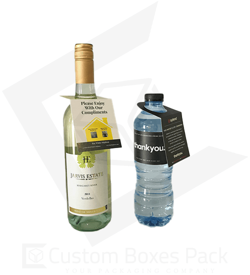 wine printed bottle necker