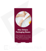 custom wax strips boxes wholesale